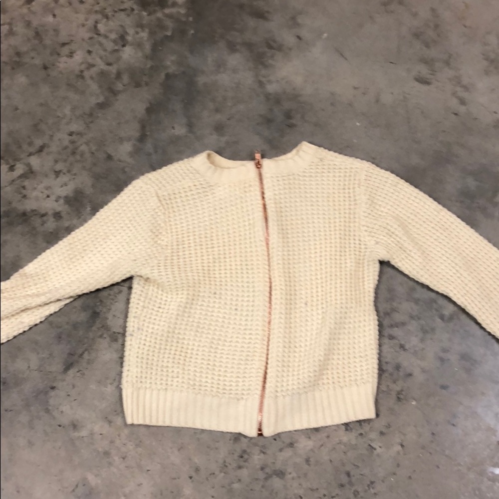 Cream sweater